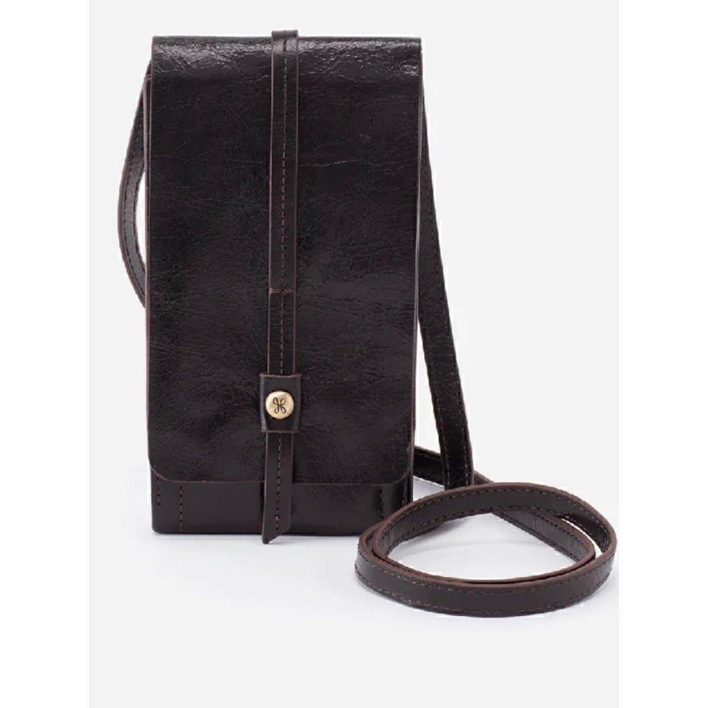 HOBO Token Black Leather Wallet Crossbody NEW with Tags
